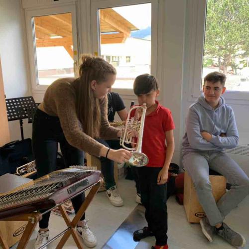 Musiker zu Besuch 