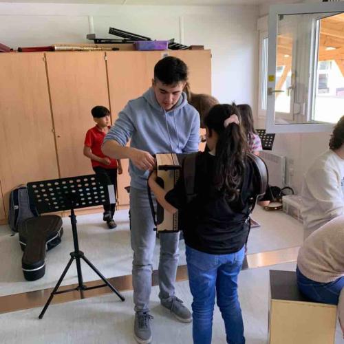 Musiker zu Besuch 