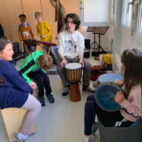 Musiker zu Besuch 