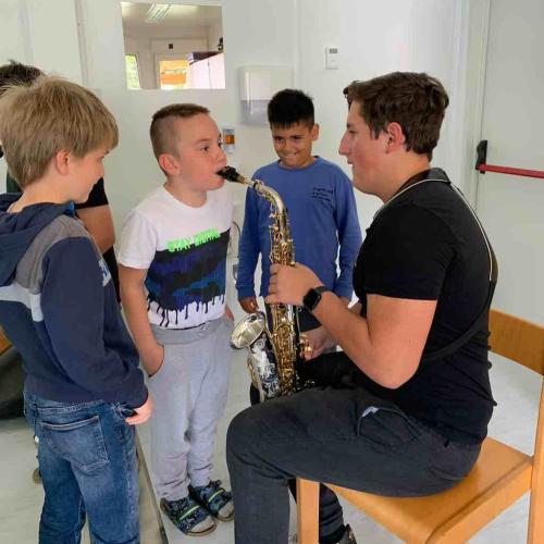 Musiker zu Besuch 